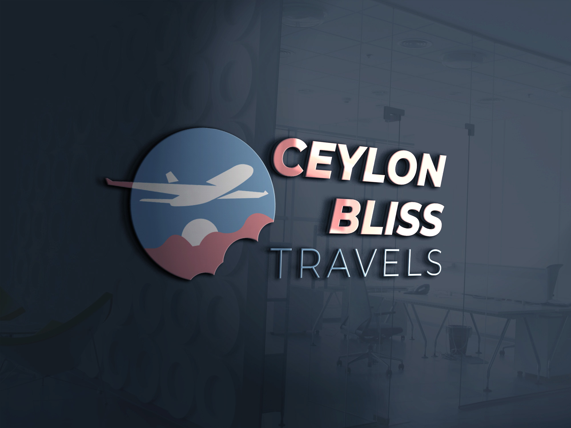 Ceylon Bills Travels Logo Design